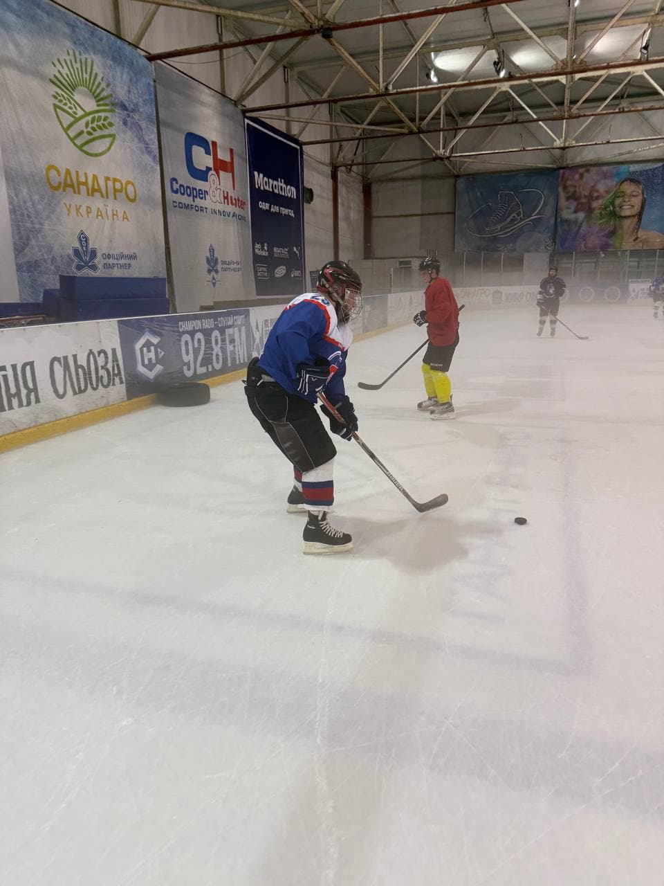 професійний тренер хокею Антон Росляков чемпіон України